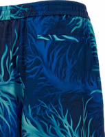 Blue Silk Casual Pants 5