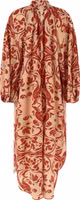 Multicolor Silk Long Dress 2