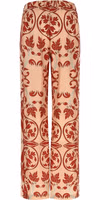 Multicolor Silk Casual Pants 2