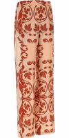 Multicolor Silk Casual Pants 3