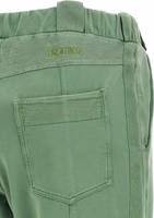 Bicolor Cotton Casual Pants 4