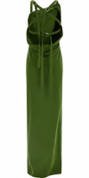 Bicolor Viscose Long Dress 2
