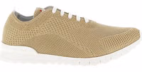 Beige Cotton Athletic Sneakers 1