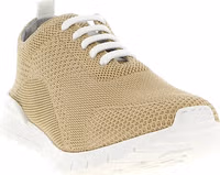 Beige Cotton Athletic Sneakers 2