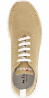 Beige Cotton Athletic Sneakers 4