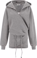 Gray Cotton Short Dress 1