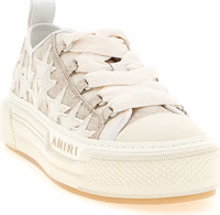Beige Polyester Low Top Sneakers 2