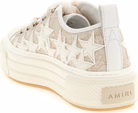 Beige Polyester Low Top Sneakers 3