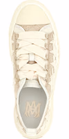 Beige Polyester Low Top Sneakers 4