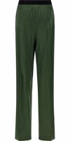 Bicolor Silk Casual Pants 2