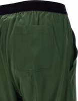 Bicolor Silk Casual Pants 4