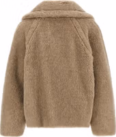 Beige Alpaca Leather Coat 2