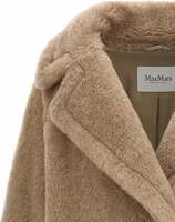 Beige Alpaca Leather Coat 3