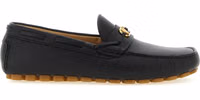 Black Calfskin Slip-On Loafers 1