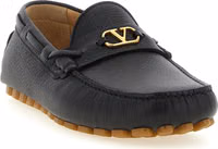 Black Calfskin Slip-On Loafers 2