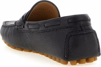 Black Calfskin Slip-On Loafers 3