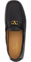 Black Calfskin Slip-On Loafers 4
