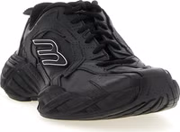 Black Calfskin Athletic Sneakers 2