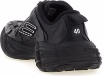 Black Calfskin Athletic Sneakers 3