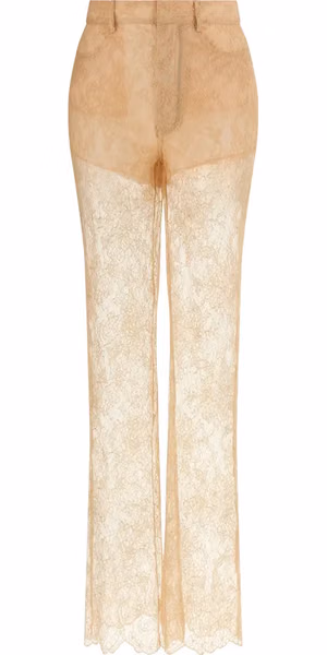 Multicolor Polyamide Flared Pants