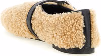 Beige Calfskin Ballet Flats 3