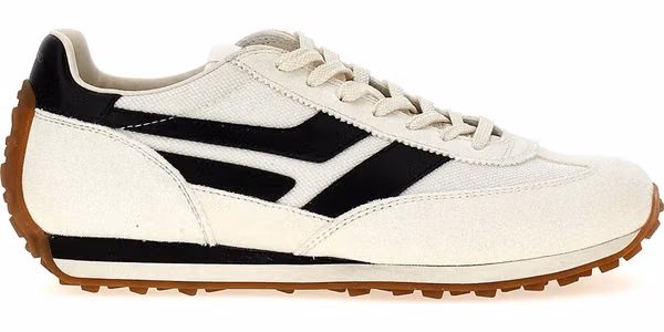 Bicolor Polyester Athletic Sneakers