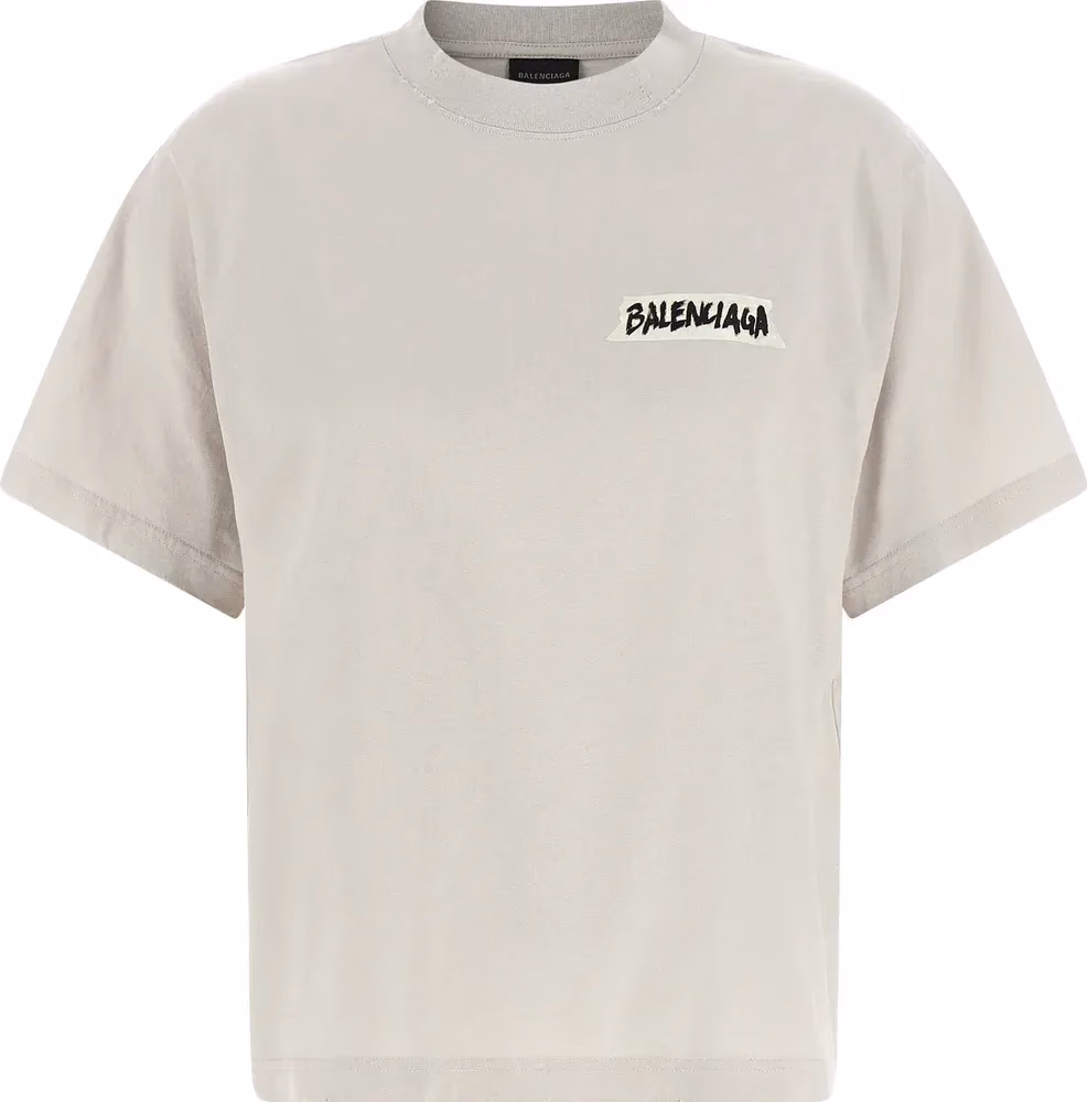Gray Cotton T-Shirt