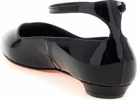 Black Calfskin Ballet Flats 3