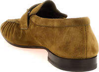 Brown Calfskin Slip-On Loafers 3