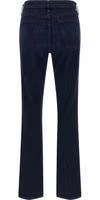 Blue Cotton Flared Jeans 2
