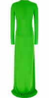 Bicolor Viscose Long Dress 2
