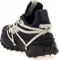 Black Cowhide Athletic Sneakers 3