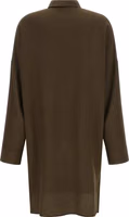Bicolor Silk Midi Dress 2