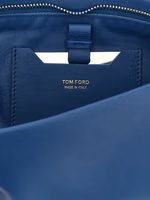 Blue Lambskin Clutch Bag 4