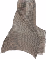 Brown Polyester Mini Skirt 2
