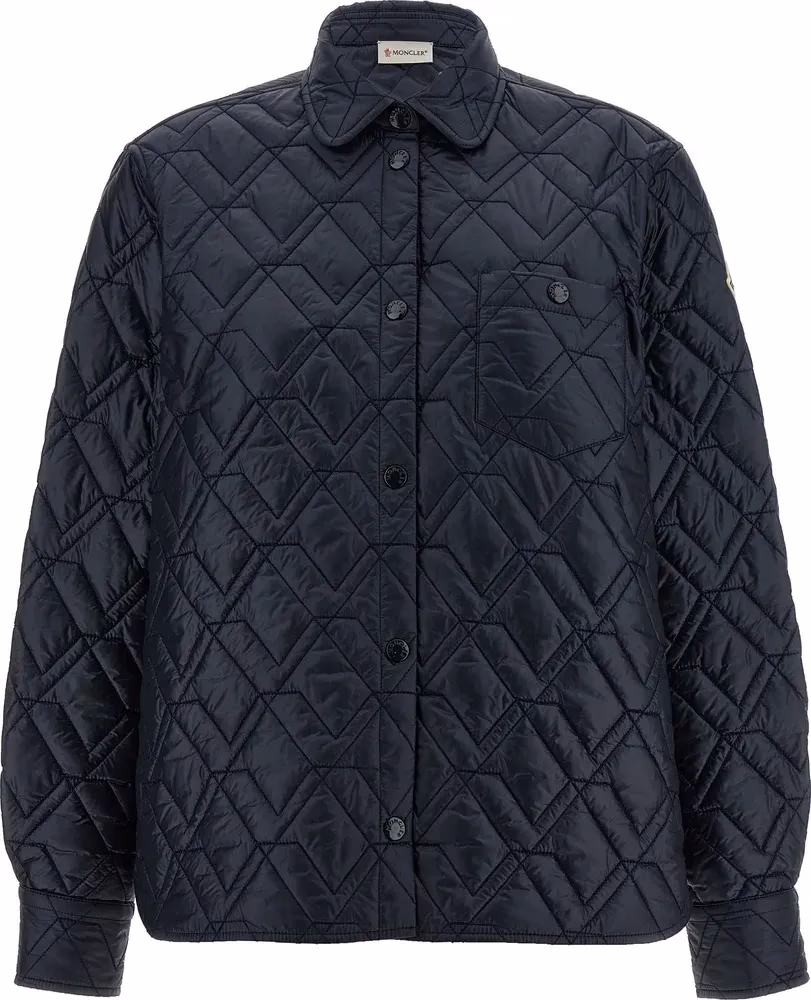 Blue Polyamide Shell Jacket