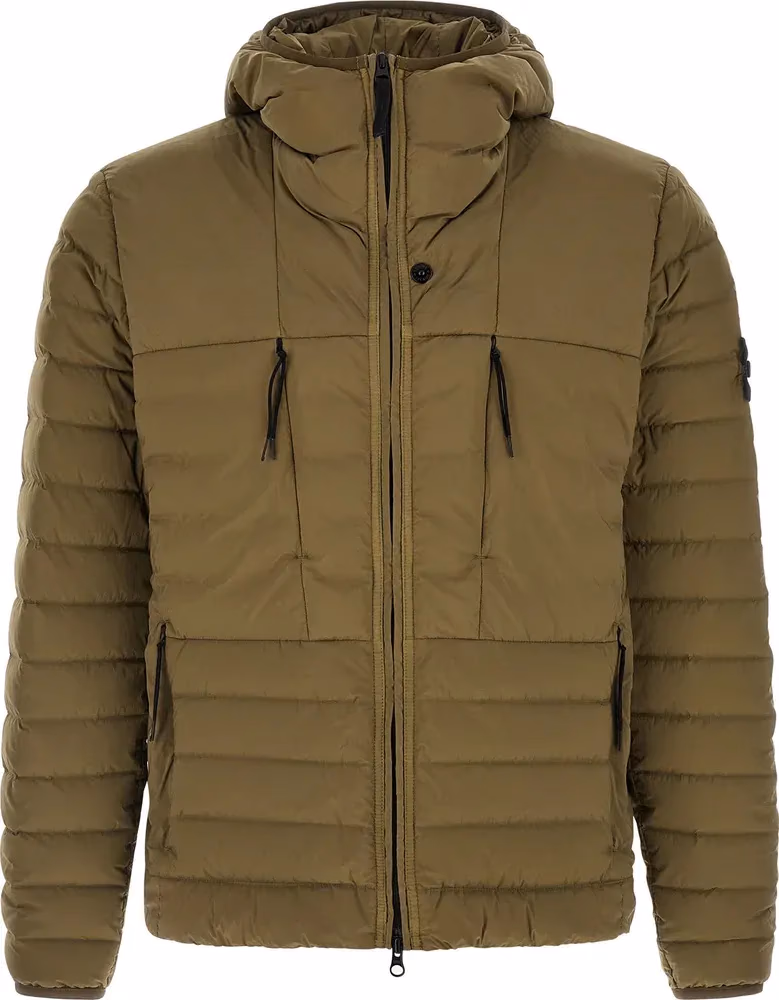 Bicolor Polyamide Full-Length Jacket