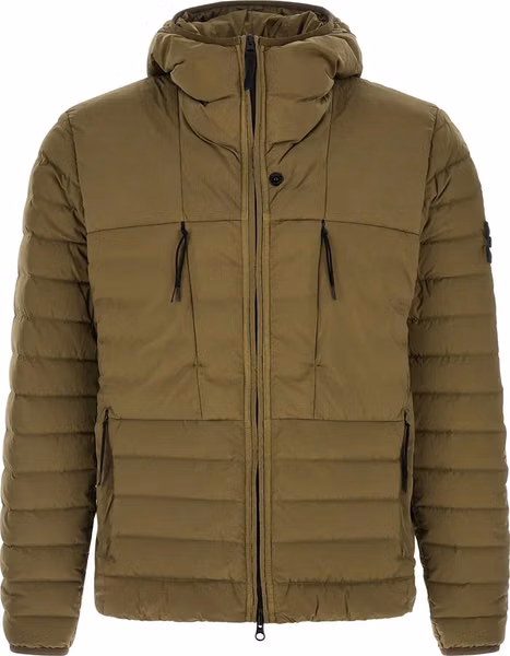 Bicolor Polyamide Full-Length Jacket