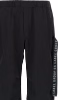 Black Polyamide Athletic Pants 3