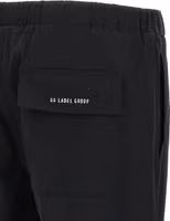 Black Polyamide Athletic Pants 4