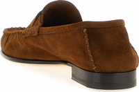 Brown Suede Leather Slip-On Loafers 3