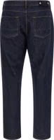 Blue Cotton Straight-Leg Jeans 2