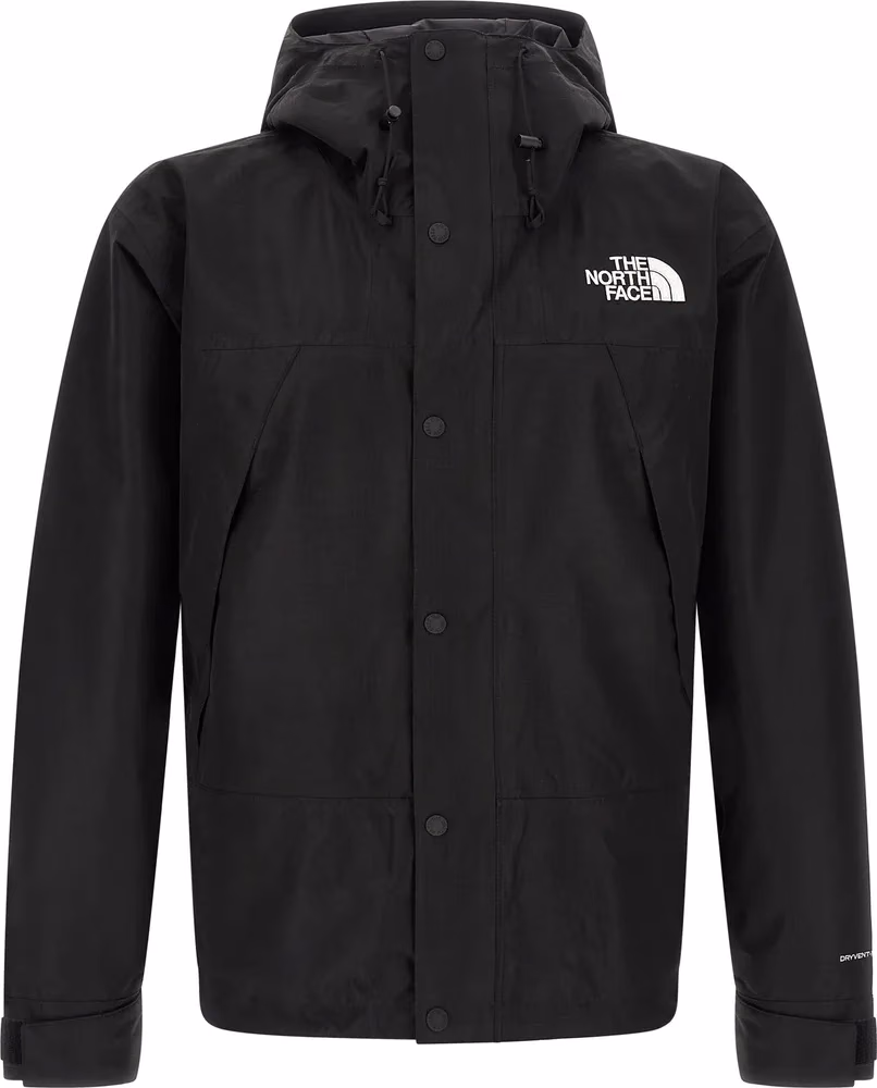 Black Polyester Shell Jacket