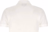 White Cotton Polo Shirt 2