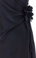 Black Polyamide Midi Dress 4