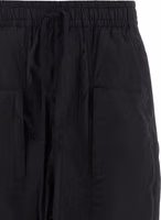 Black Cotton Casual Pants 3