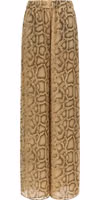 Beige Polyester Pants 1