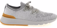 Gray Cotton Athletic Sneakers 1