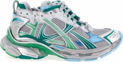 Multicolor Polyethylene Athletic Sneakers