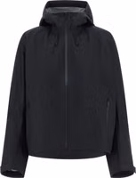 Black Polyester Shell Jacket 1